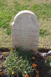 Ismailia War Memorial Cemetery - Fowler, Henry